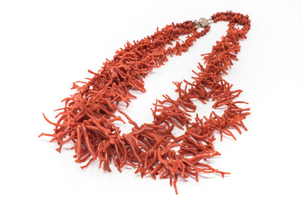 Collana in corallo rosso